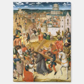 Christus met de kunstolie van het kruis magneet (Voorkant)