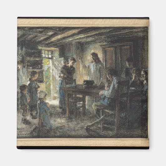 Christus met de Meek, 1903-04 Magneet (Voorkant)