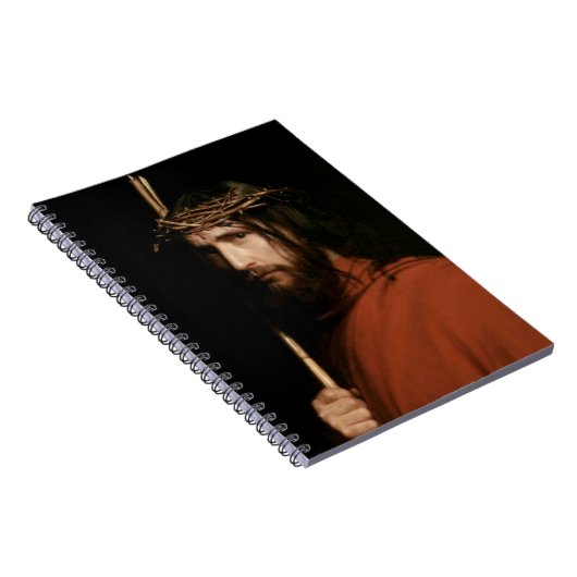 Christus met doornen. Kunst cadeau Notitieboek (Rechterzijde)