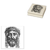 Christus met doornenkroon ...rubberen stempel (Gestempeld)