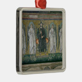Christus met engelen 2 metalen ornament (Rechts)