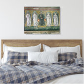 Christus met engelen canvas afdruk (Insitu (Slaapkamer))