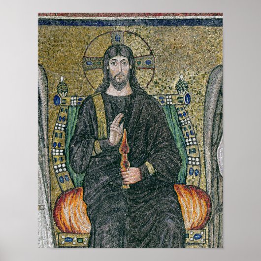 Christus met engelen poster (Voorkant)