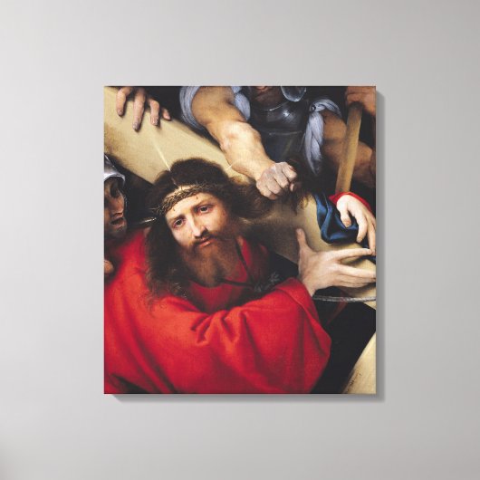 Christus met het kruis, 1526 canvas afdruk (Voorkant)