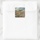 Christus met het kruis, 1564 vierkante sticker (Tas)