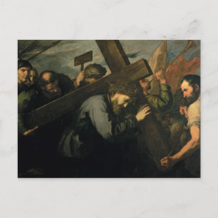 Christus met het kruis, 1635 briefkaart