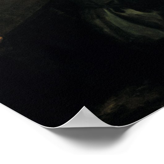 Christus met het kruis, 1635 poster (Hoek)