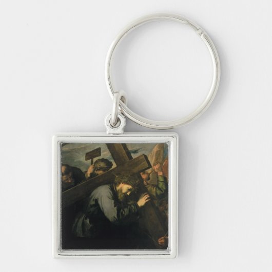 Christus met het kruis, 1635 sleutelhanger (Voorkant)