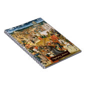 Christus met het Kruis Antieke Kunst Gouden Monogr Notitieboek (Rechterzijde)