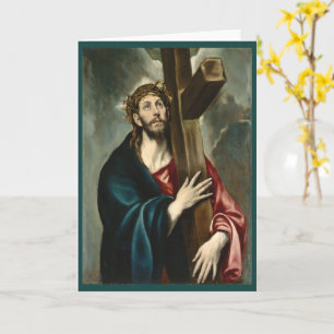 Christus met het kruis, El Greco Kaart