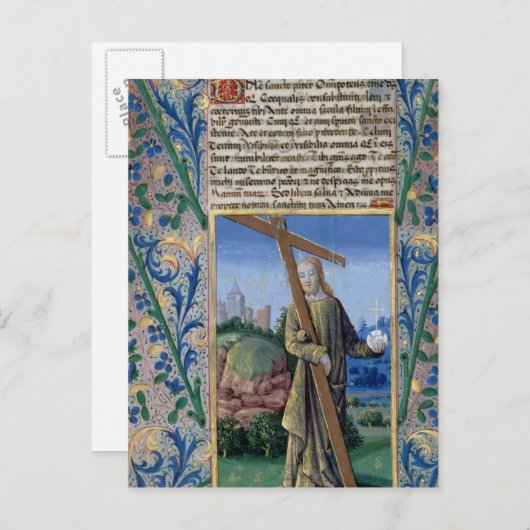 Christus met het Kruis en de baard Briefkaart (Voorkant / Achterkant)