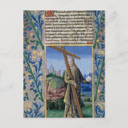 Christus met het Kruis en de baard Briefkaart (Voorkant)