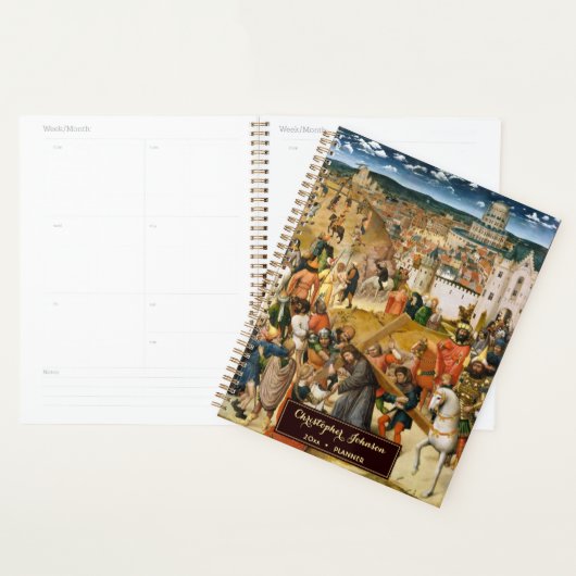 Christus met het kruis kunst Monogram 2026 Planner (Display)