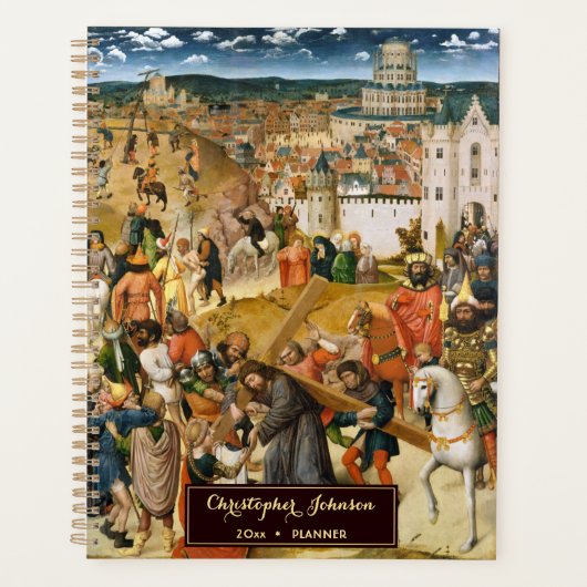 Christus met het kruis  kunst Monogram 2026 Planner (Voorkant)
