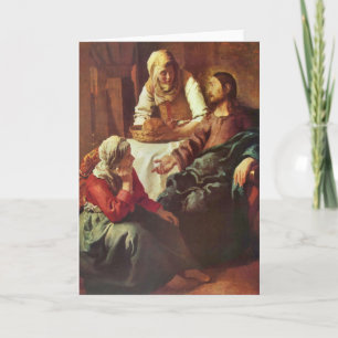 Christus met Maria en Martha - Johannes Vermeer Kaart