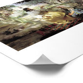 Christus met Martha en Maria circa 1886 Poster (Hoek)