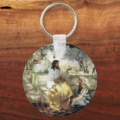 Christus met Martha en Maria circa 1886 Sleutelhanger (Voorkant)