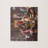 Christus met Martha en Mary door Joos Goemare Legpuzzel (Verticaal)
