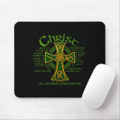 Christus Met Mij Keltisch Kruis St. Patrick Borstp Muismat (Met muis)