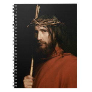 Christus met Thorns. Fine Art Cadeaulaptop Notitieboek