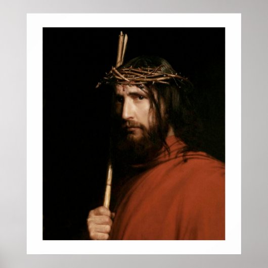 Christus met Thorns van Carl Bloch. Fine Art Print (Voorkant)