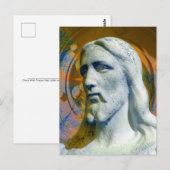 Christus met Tractor Halo 2005 Computer Art. Briefkaart (Voorkant / Achterkant)