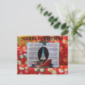 Christus Music Box Post Kaart (Staand voorkant)
