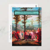 Christus neemt afscheid briefkaart (Voorkant / Achterkant)