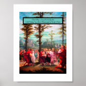 Christus neemt afscheid poster (Voorkant)