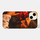 Christus omhelst Lucifer iPhone Hoesje (Achterkant horizontaal)