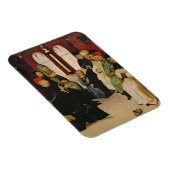 Christus Onder de dokters (olie op het paneel) Magneet (Rechterzijde)