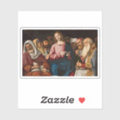 Christus onder de schriftgeleerden (1504) sticker (Vel)
