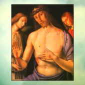 Christus Ondersteund door Two Angels Giovanni Sant Raamsticker (Vel 3)