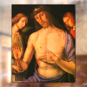 Christus Ondersteund door Two Angels Giovanni Sant Raamsticker (Vel 2)