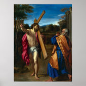 Christus ontmoet St. Peter Poster (Voorkant)
