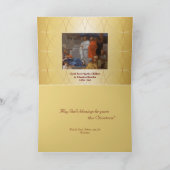 Christus Ontvangt de kinderen - Bourdon Holiday Feestdagen Kaart (Binnen)