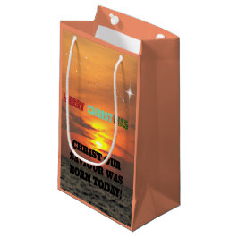 Christus Onze redder is vandaag geboren Klein Cadeauzakje