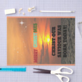 Christus Onze redder is vandaag geboren Tissuepapier (Craft)