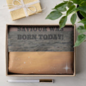 Christus Onze redder is vandaag geboren Tissuepapier (Geschenk)