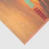 Christus Onze redder is vandaag geboren Tissuepapier (Detail)