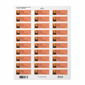 Christus onze Verlosser is vandaag geboren! Etiket (Full Sheet)