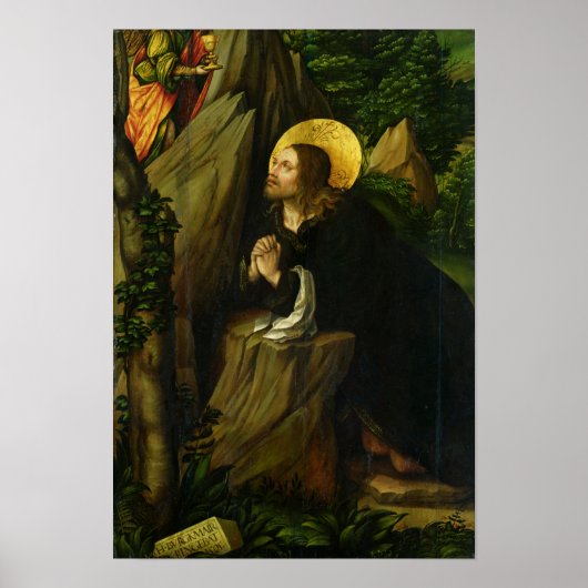 Christus op de berg Olijven, 1505 Poster (Voorkant)