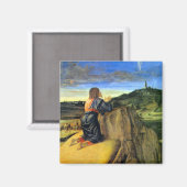 Christus op de Olijfberg door Bellini Magneet (Voorkant / Achterkant)