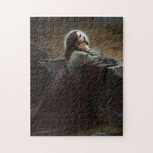 Christus op de Olijfberg, uw zal worden gedaan! do Legpuzzel (Verticaal)