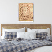Christus op de troon, van een evangelist canvas afdruk (Insitu (Slaapkamer))