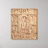 Christus op de troon, van een evangelist