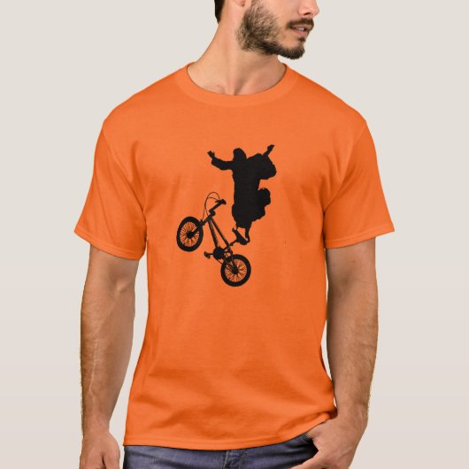 Christus op een bike! t-shirt (Voorkant)