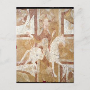 Christus op een wit paard briefkaart