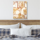 Christus op een wit paard canvas afdruk (Insitu (Slaapkamer))
