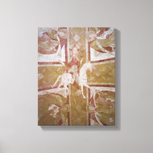 Christus op een wit paard canvas afdruk (Voorkant)